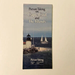 Vintage 1982 Picture Taking on Cape Cod and The Islands  Brochure Pamphlet